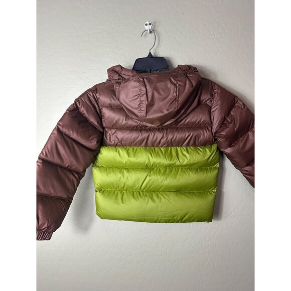 NWT MARMOT Kid's Guides Down Hoody, Pinecone/Cilantro, Small - Picture 3 of 5